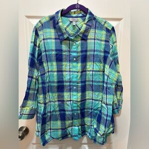 Women’s JCP Flannel Shirt Size 3X